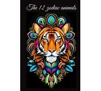 12 Zodiac Animals Mandara Coloring Book