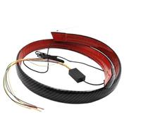 120/130 Centimetri Coda Dell'automobile LED Tronco Flusso Luce Lampada Spoiler Luci Dei Freni Indicatori Direzione Striscia Della Terza Luce Stop(Carbon Multifunction,130CM)