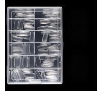 120/140pcs trasparente bara unghie finte manicure accessori acrilico premere sulle punte per una facile estensione breve balletto