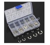 120/200 PCS 304 Edelstahl Edelstahl E Schema a clip Kit di ordinamento Sicherungsring beibehaltung ring für welle verschluss M1.5 ~ m10-M1.5-M10-120pcs
