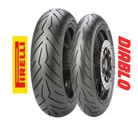 120 70 12 130 70 12 GILERA RUNNER FX 125 Coppia gomme Pirelli Diablo Rosso TL