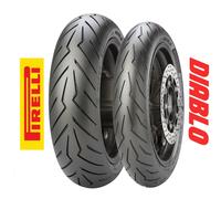 120/70-12 130/70-12 GILERA/RUNNER VXR 200 Coppia gomme Pirelli Diablo Rosso