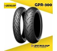 120 70 ZR 17 58W + 180 55 ZR 17 73W COPPIA PNEUMATICI DUNLOP GPR-300 DOT 2025