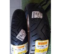 120/80 16 e 100/80 16 Coppia Gomme Pirelli MT 75 Scooter dot26