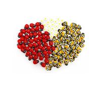 120 adesivi coccinelle api fiori in legno per fai da te decorazione di biglietti