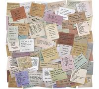 120 Adesivi per Scrapbooking e Bullet Journal - Stickers per Junk Journal e Citazioni con Frasi DIY