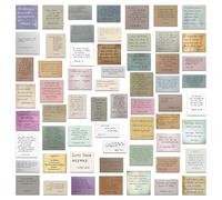 120 adesivi retrò con versi biblici (2 pezzi di ciascuno) adesivi ispiratori cristiani vintage journaling adesivi macchina da scrivere citazioni di carattere bibbia forniture per pianificatore