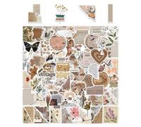 120 Adesivi Retrò Estetici, Impermeabili e Decorativi Fai Da Te per Diari e Album Di Ritagli