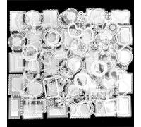 120 adesivi vintage per bambini, ragazze, accessori per scrapbook da donna, set di adesivi estetici per scrapbook, laptop, diario, album fotografico, custodia per cellulare