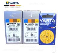 VARTA AIR 10 - Batteria per apparecchi acustici, zinco-aria, 5,8x3,5 mm, Aid 10