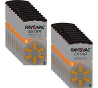 120 batterie per apparecchi acustici Rayovac 13 Extra advanced/batterie per apparecchi acustici PR48/13AE,A13,DA13,P13,PR13H