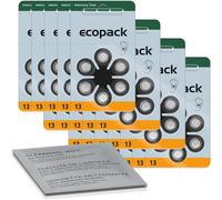 120 batterie per apparecchi acustici VARTA ecopack arancione 13 (20 x blister...