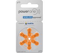 120 Batterie per apparecchi acustici POWER ONE modello 13 P13 arancione PR48