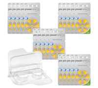 120 batterie per apparecchi acustici Varta Power One giallo PR70 10 + 2 celle...