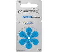 120 X Varta Power One Acustici 1,4V 650mAh P675 20x6er-Pack PR44