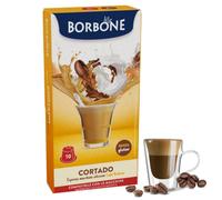120 Capsule Caffè Borbone Cortado al Gusto Caffè Macchiato Compatibili Nespesso