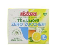120 Capsule Caffé compatibile con Nescafè Dolce Gusto RISTORA TE' AL LIMONE ZERO ZUCCHERI Bevanda Solubile per Macchine Nescafé a capsule compatibile con Dolce Gusto -