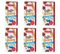 120 Capsule RISTORA Compatibili con Nespresso CAFFE e GINSENG AMARO da ZUCCHERARE Bevanda solubile - Senza Glutine -