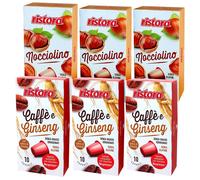120 capsule Ristora compatibili Nespresso - NOCCIOLINO + GINSENG