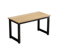 120 Centimetri Scrivania Per Computer, Moderno Scrivania Da Ufficio Per L'ufficio Domestico, Studia Tavolo Da Scrittura Stazione Di Lavoro, Bianco E Nero(Size:120x50x74cm,Color:colore naturale)