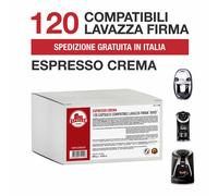 120 cialde capsule caffè Espresso Italiano Crema compatibili Lavazza Firma