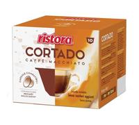 120 CIALDE CAPSULE COMPATIBILI DOLCE GUSTO RISTORA PREPARATO PER BEVANDA AL GUSTO DI CORTADO CAFFE' MACCHIATO ORIGINALI