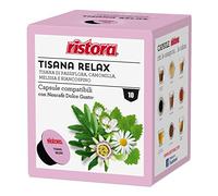 120 CIALDE CAPSULE RISTORA TISANA RELAX Compatibili con le Macchine ad uso domestico Nescafè®* Dolce Gusto®*