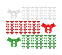 120 clip piegatrici per piante per allenamento a basso stress con materiale plastico resistente, progettate per prevenire lo scivolamento dello stelo e aiutare a modellare i rami di varie piante