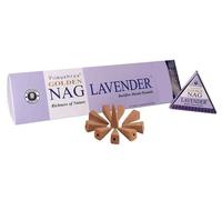 120 Coni Incenso a Riflusso LAVANDER Golden Nag 12 Box da 10 Cono Backflow