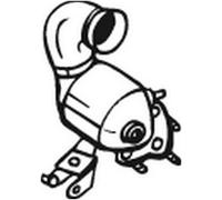 120 CV CATALIZZATORE PER OPEL Vectra C Station Wagon Z02 1.9 CDTi KW 88 CV 120