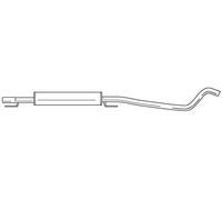 120 cv Silenziatore centrale per Opel Astra H A04 1.9 CDTi 16V 1910 cc 88 KW 120