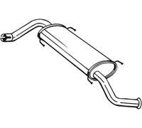 120 CV SILENZIATORE POSTERIORE PER FIAT Ducato Autobus 250 120 Multijet 2.3 D KW