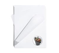 120 fogli di carta velina bianca, formato A4, 21 x 30 cm, materiale da imballaggio, carta fai da te per creare pompon, fiori di carta, decorazioni da tavolo