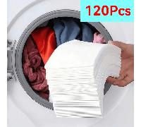 120 fogli di detersivo per bucato, rimozione potente delle macchie e profumato, pulizia concentrata e antibatterica, lavaggio senza preoccupazioni, non danneggia i tessuti, prodotto essenziale per il 