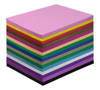 120 fogli di gommapiuma 20 x 15 cm, spessore 1 mm, gomma espansa in 15 colori, schiuma EVA per bricolage, progetti fai da te e decorazioni