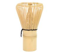 120 - Frusta per Matcha in Bambù a Punta, Frusta da Tè Tradizionale Artigianale per Matcha Schiumoso, Strumento per la Preparazione del Matcha in Bambù Naturale con Setole Dense