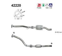 120 KW 163 CV CATALIZZATORE PER Audi A6 Avant 4B5 2.4