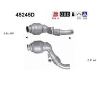 120 KW 163 CV CATALIZZATORE PER BMW 3 E90 320d