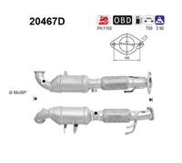 120 KW 163 CV CATALIZZATORE PER Ford C-Max II DXA/CB7, DXA/CEU 2.0 TdCi