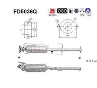 136 KW 185 CV FAP PER Mazda 6 SW GH 2.2 MZR-CD