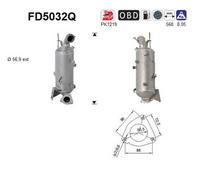 AS FAP 118 KW 160 CV per Opel Astra J Sports Tourer P10 2.0 CDTi