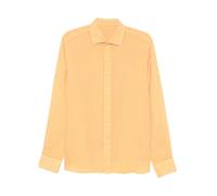 120% Lino - 120% Lino Camicie - - Shirts - Uomo - Arancione - M