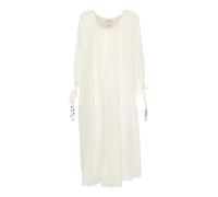 120% Lino - Abito Lungo in Lino e Cotone - - Dresses - Donna - Bianco - L