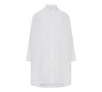 120% Lino - Camicia a maniche corte in lino vestibilità regolare - - Blouses & Shirts - Donna - Bianco - S
