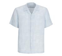 120% Lino - Camicia di lino - - Shirts - Uomo - Blu - S