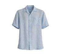 120% Lino - Camicie a maniche corte - - Shirts - Uomo - Blu - L