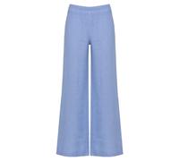 120% Lino - Pantaloni a gamba larga - - Trousers - Donna - Blu - L