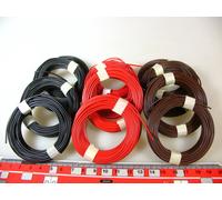120 M Litzen-Set Rosso / Braun / Nero Z. B.per Märklin Modellismo #Q10x2