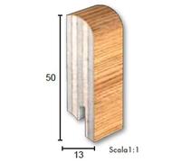 120 METRI di Zoccolino Battiscopa in legno/mdf Laccato BIANCO - vari formati