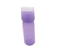 120 ml strumenti per parrucchiere applicatore per bottiglia di colore dei capelli con pennello graduato pettine radice applicatore bottiglia pettine salone colorazione dei capelli-1pc violaBello e